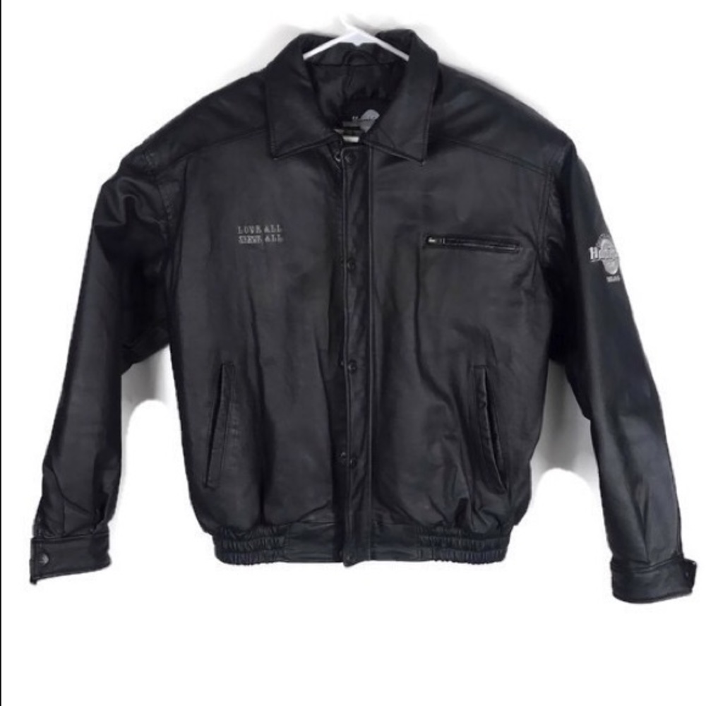 Vtg Hard Rock Cafe Beijing Heavy Duty Jacket - L